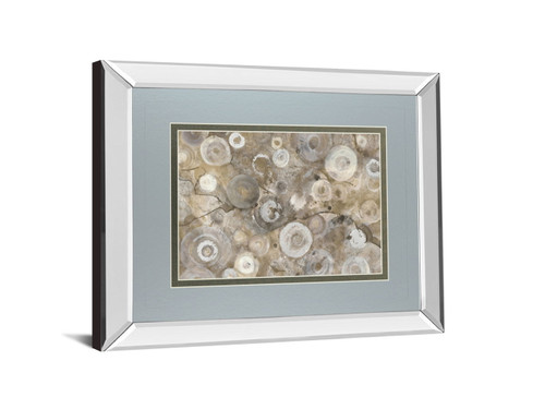 Natural Agate By Albena Hristova - Mirror Framed Print Wall Art - Beige