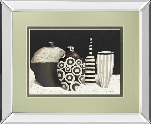 Object D 'art By Emily Adams - Mirror Framed Print Wall Art - Black