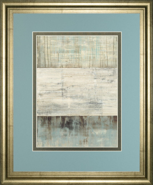 Of Fog & Snow By Heather Ross - Framed Print Wall Art - Blue