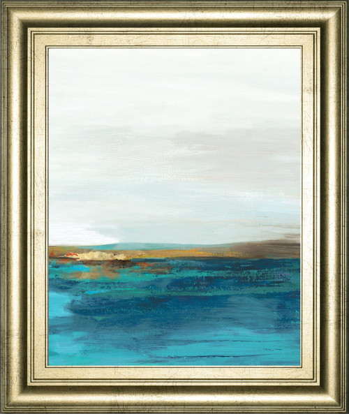 Pastoral Landscape Il By Tom Reeves - Framed Print Wall Art - Gray