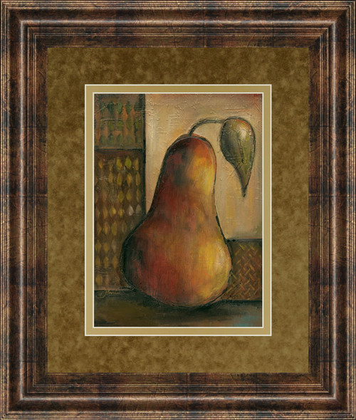 Peralicous I By Joyce Combs - Framed Print Wall Art - Light Brown