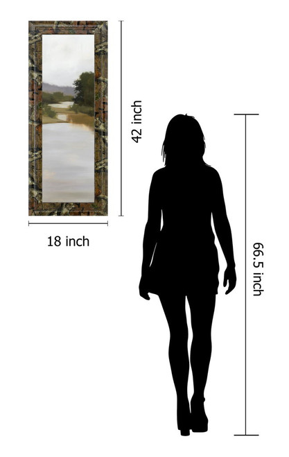 18x42 River Journey By Megan Lightell - Gray
