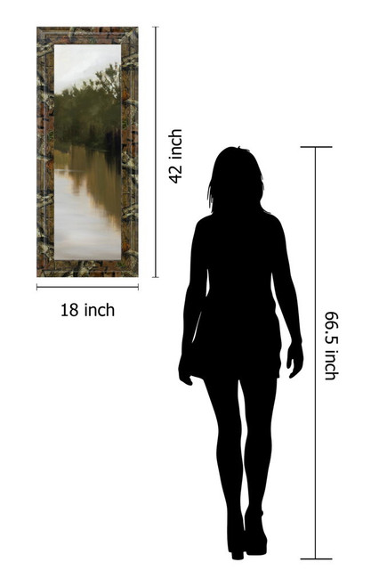 River Journey By Megan Lightell - Print Wall Art - Dark Brown