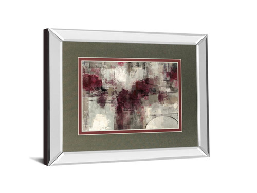 Stone Gardens By Silvia Vassileva - Mirror Framed Print Wall Art - Purple