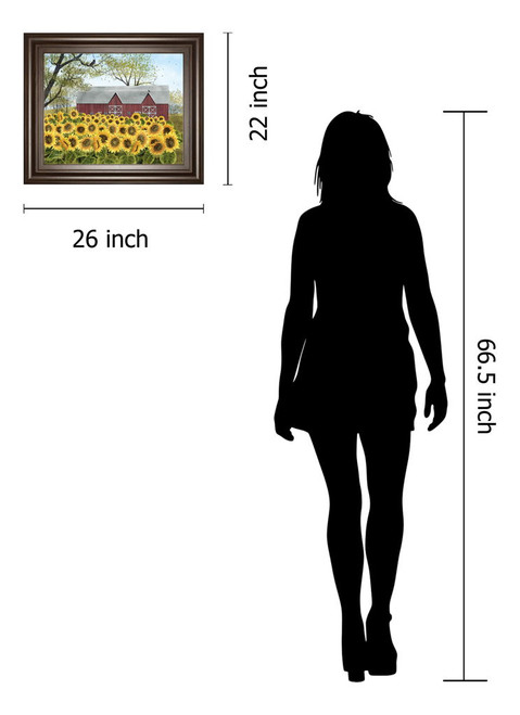 Sunshine By Billy Jacobs - Framed Print Wall Art - Yellow