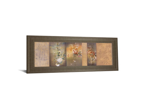 Tea Garden I By Douglas - Framed Print Wall Art - Beige