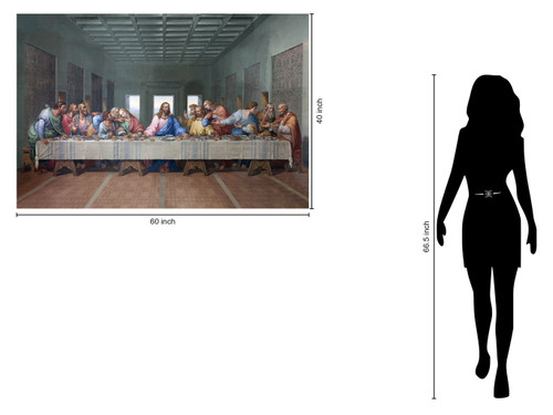 Temp Glass With Foil - Last Supper - Dark Gray