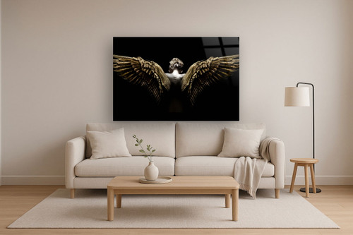 Temp Glass With Foil - Wing Spread - Black