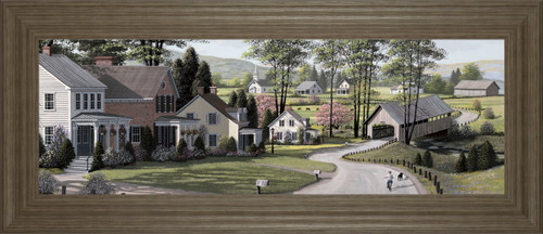 The Covered Bridge By Saunders B. - Green