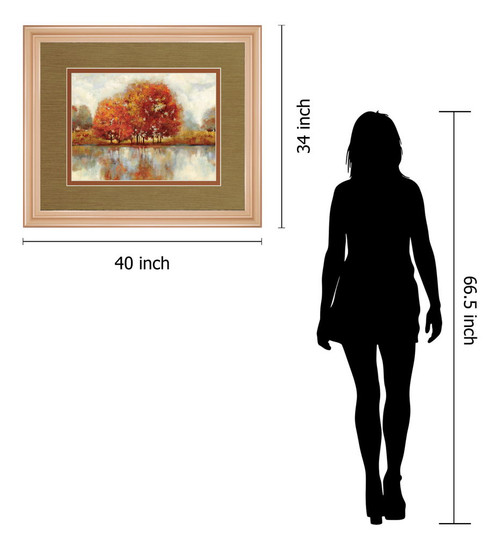 Together By Asia Jensen - Framed Print Wall Art - Light Brown