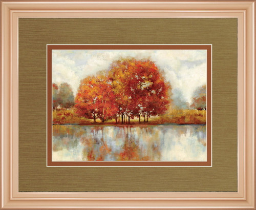 Together By Asia Jensen - Framed Print Wall Art - Light Brown