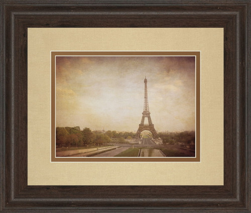 Tour De Eiffel By H. Jacks - Framed Print Wall Art - Dark Gray