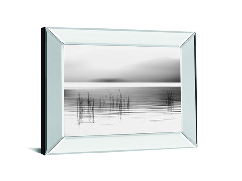 Tranquil Dawn By Pelkey M. Mirrored Frame - Pearl Silver