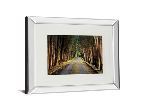 Tree Tunnel By Michael Tunnel And Mossy Oak Native Living - Mirror Framed Print Wall Art - Green