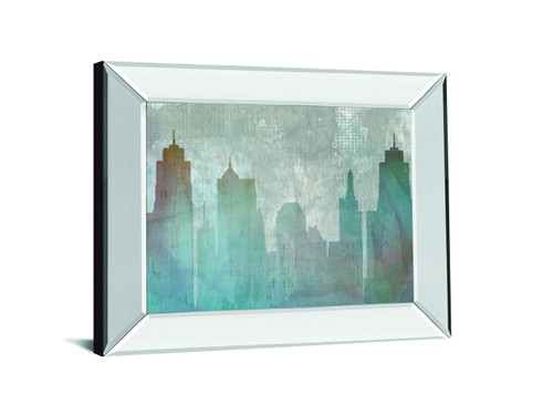 Urban Reflections By Louis Dunca-he - Mirror Framed Print Wall Art - Gray