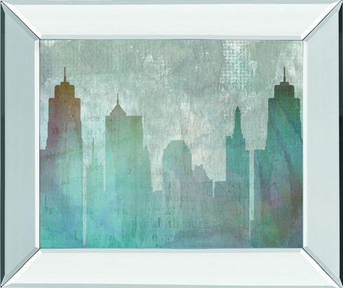 Urban Reflections By Louis Dunca-he - Mirror Framed Print Wall Art - Gray