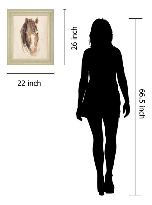 Watercolor Animal Study - Wall Art - Dark Brown