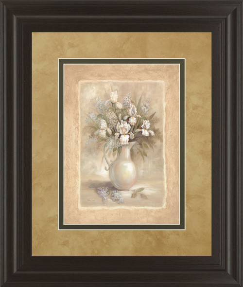 Bounty I By Vivian Flasch - Framed Print Wall Art - Light Brown