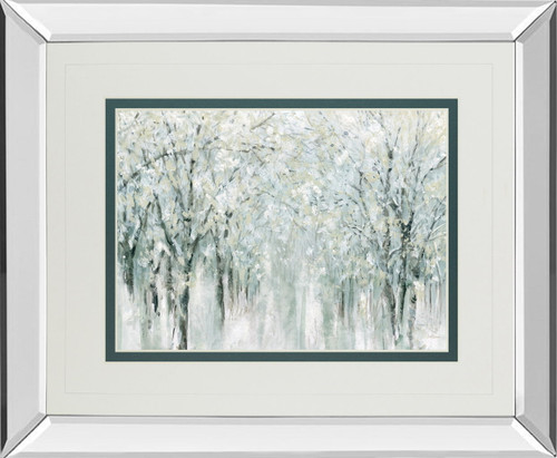 Winter Mist By Carol Robinson - Mirror Framed Print Wall Art - Gray