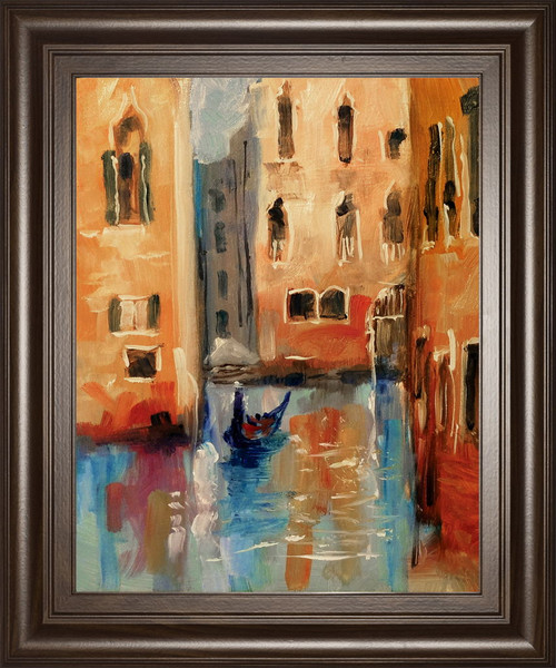 Venice II By Anne Farrall Doyle - Framed Print Wall Art - Light Brown