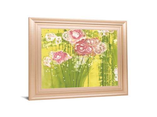 Spring Garden By Clusiau, A.C. - Framed Print Wall Art - Green