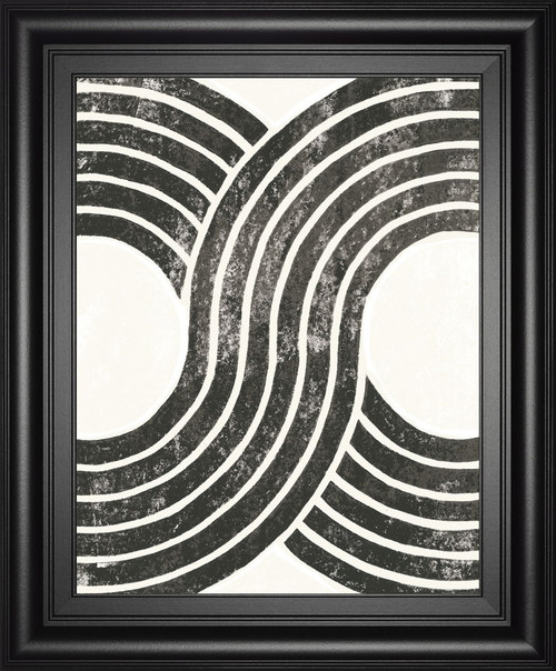 Over The Rainbow BW II By Moira Hershey - Framed Print Wall Art - Black