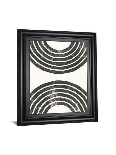 Over The Rainbow BW I By Moira Hershey - Framed Print Wall Art - Black