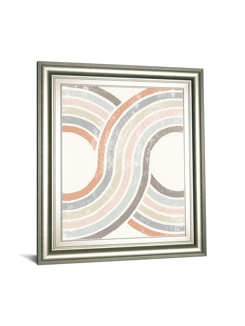 Over The Rainbow II By Moira Hershey - Framed Print Wall Art - Beige