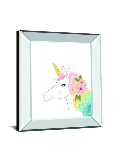 Lets Chase Rainbows V By Jenaya Jackson - Mirror Framed Print Wall Art - White