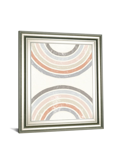 Over The Rainbow I By Moira Hershey - Framed Print Wall Art - Beige