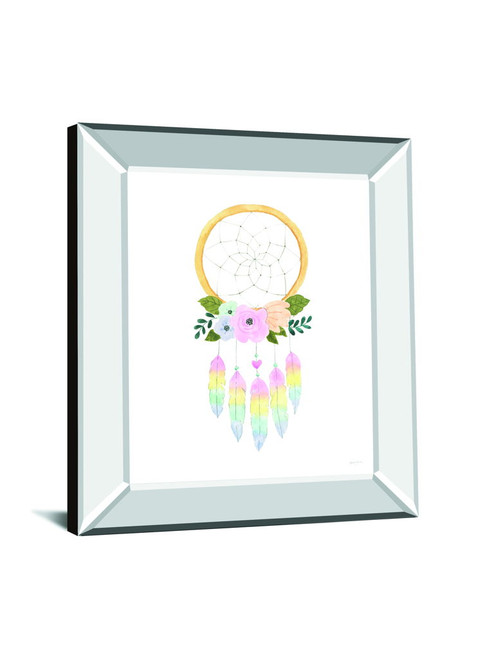 Lets Chase Rainbows IX By Jenaya Jackson - Mirror Framed Print Wall Art - White
