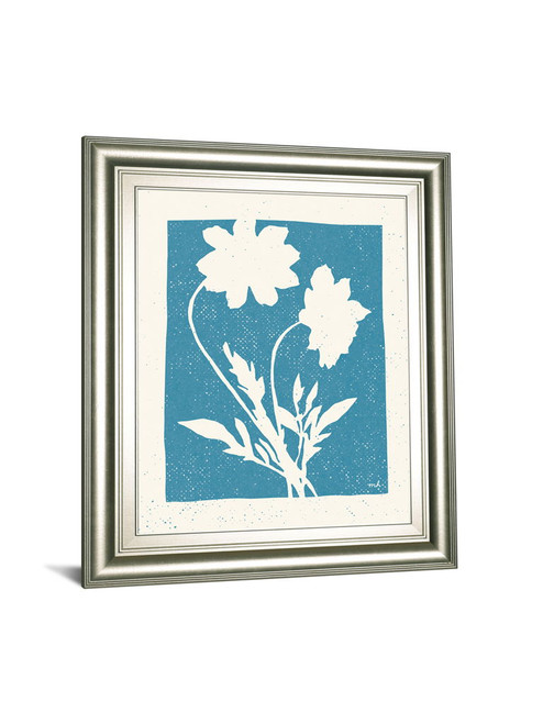 Joyful Spring I By Moira Hershey - Framed Print Wall Art - Blue