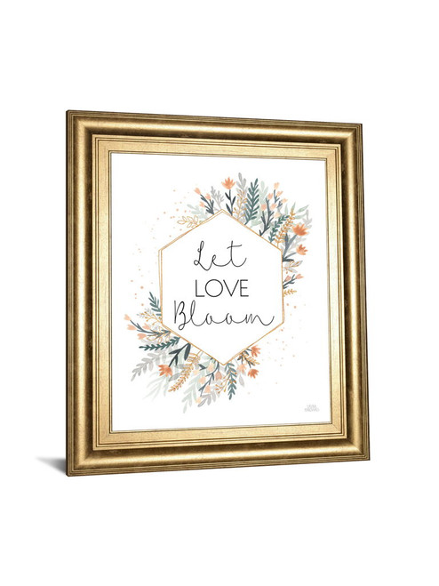 Spring Blooms VI By Laura Marshall - Framed Print Wall Art - White