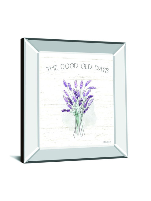 Farmhouse Cotton VII By Beth Grove - Mirror Framed Print Wall Art - White