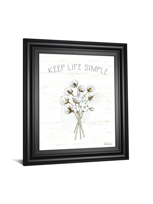 Farmhouse Cotton IV By Beth Grove - Framed Print Wall Art - White