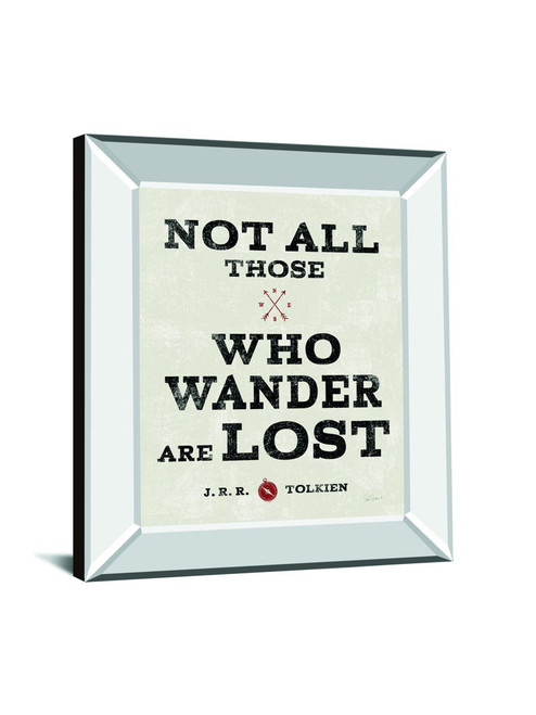 Cabin Life IV By Sue Schlabach - Mirror Framed Print Wall Art - White