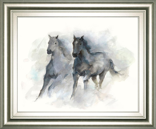 22x26 Run Free II By Ethan Harper - Dark Gray