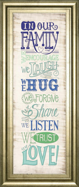 18x42 In Our Family By Deb Strain - Beige