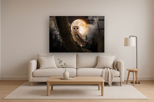 Tempered Glass With Foil - Night Owl - Dark Gray