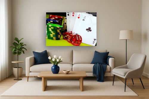 Tempered Glass With Rhinestones - Vegas Baby - Red