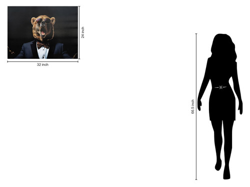 Print On Canvas - Black