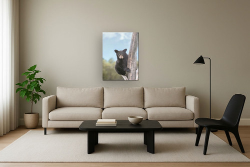 Print On Canvas - Light Blue