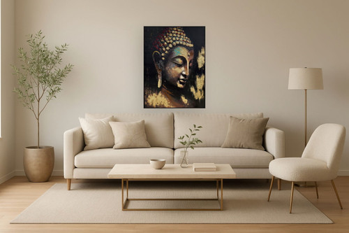 Buddha On Black - Black