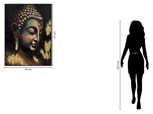 Buddha On Black - Black