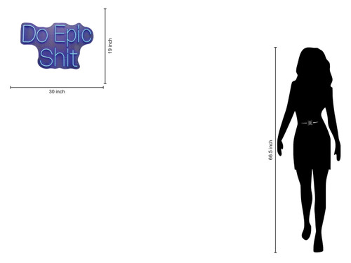 Neon Do Epic Shit - Blue
