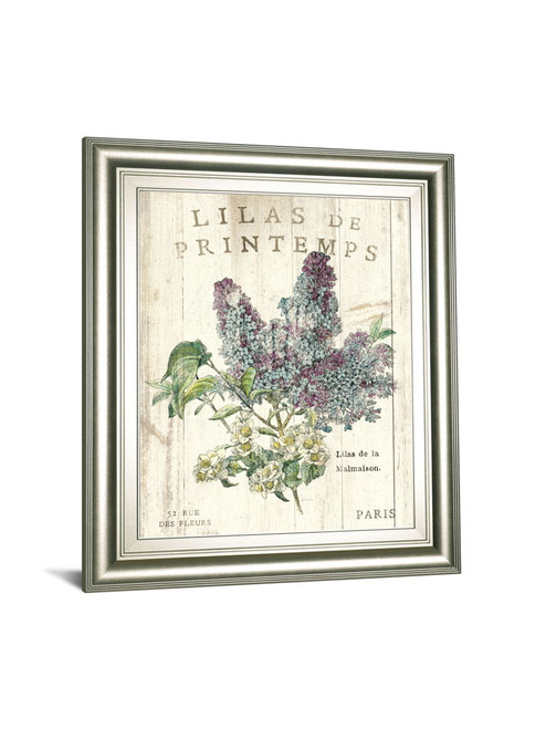 Lilas De Printemps By Sue Schlabach 22x 26 - White