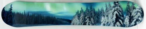 Snowboard - Northern Lights - Blue