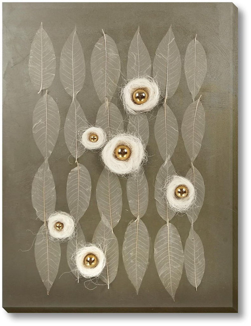 Nestled Pearl Espalier - 36" x 48" Framed Wall Art