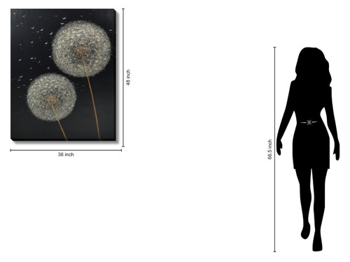 Silent Drift - 36" x 48" Framed Wall Art