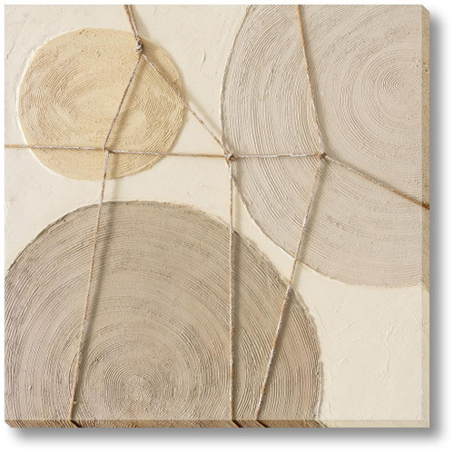 Braided Harmony - 39" x 39" Framed Wall Art